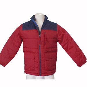 NEW Tommy Hilfiger Little Boys Winter Jacket!  2 4 5 6 7  Red & Navy  Insulated